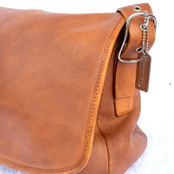 Vintage Y2K COACH Legacy Brown Leather Purse Crossbody Bag Restored 2003 #9332 - Picture 4 of 14